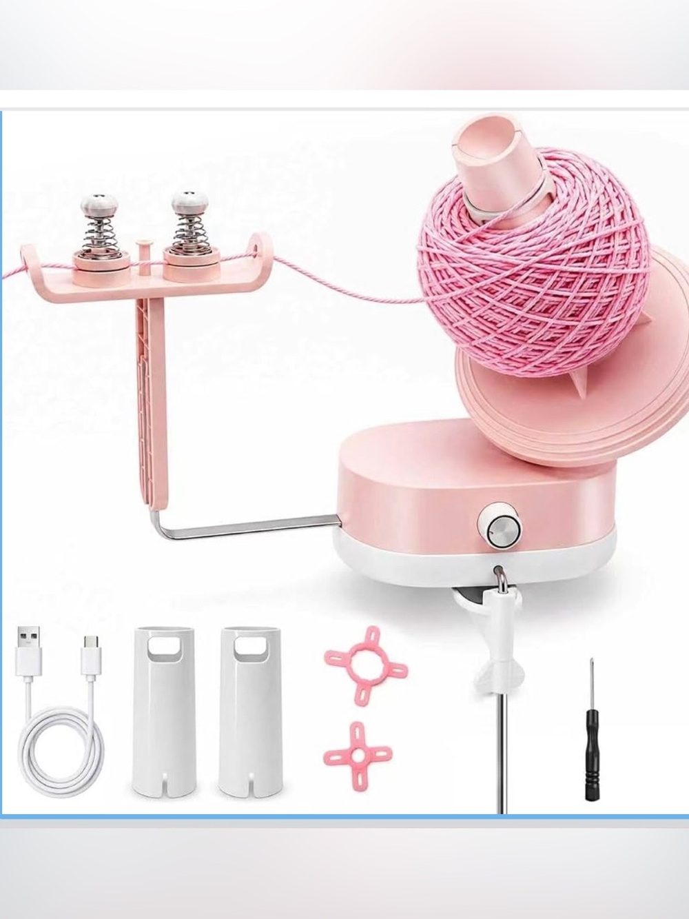 Electric Yarn Winder for crocheting